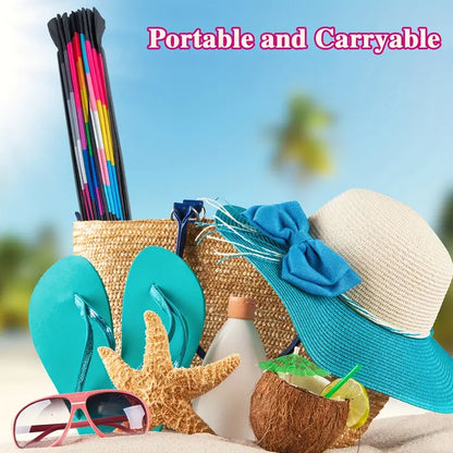 Vibrant Rainbow Pride Folding Fan – Large Handheld Foldable Fan for Parades, Raves & Festivals - Printed with HUMAN