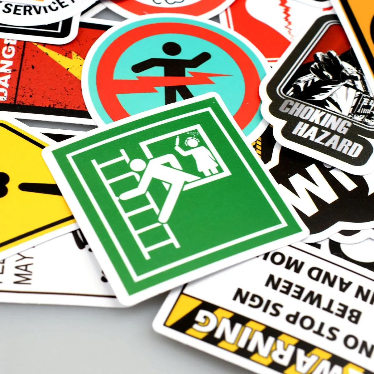 Dangerously Fun: Cartoon Warning Stickers for the Humorous Soul