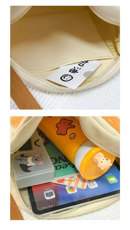 🌟Cute Funny Burger Class Commuter Bag 🌟