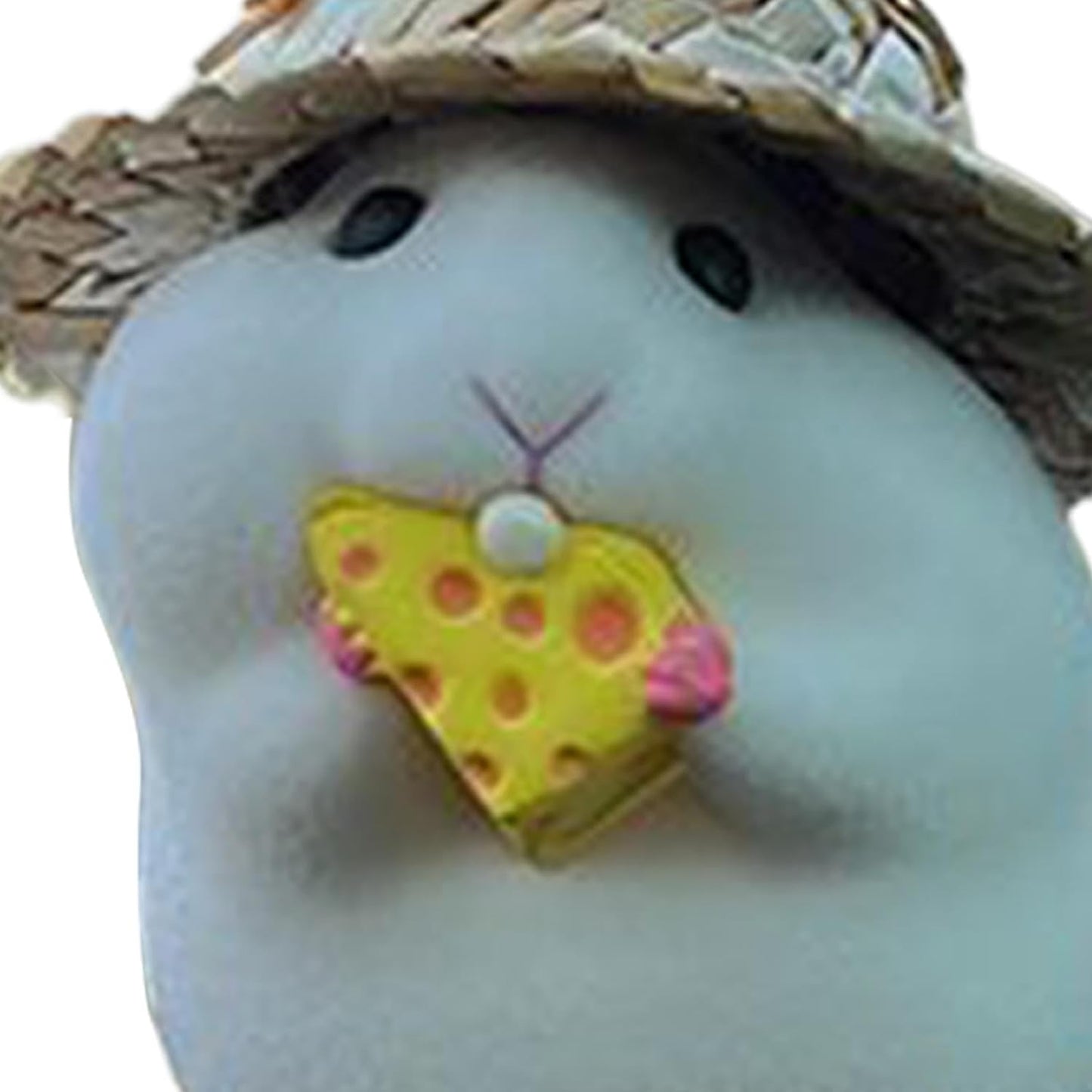 Cheesy Companion: Hamster Car Dashboard Decor with Hat