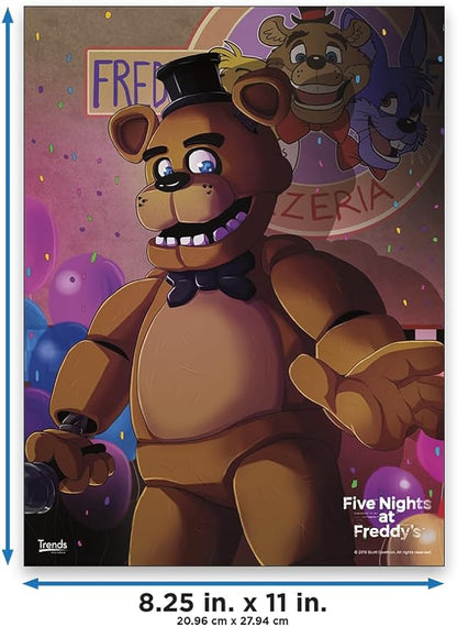 🎨 Five Nights at Freddy's Poster Book - Unleash the Thrill! [8.5" x 11"] 🌟