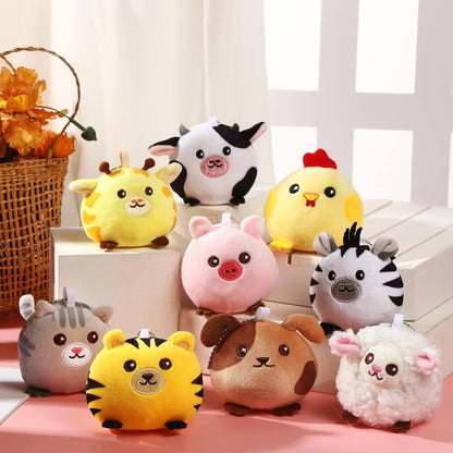 Pocket-Sized Pals: Adorable Mini Animal Plush Keychains!