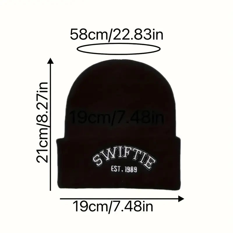 Swift Embroidered Beanie – Show Off Your Fandom in Style! 🎶💖