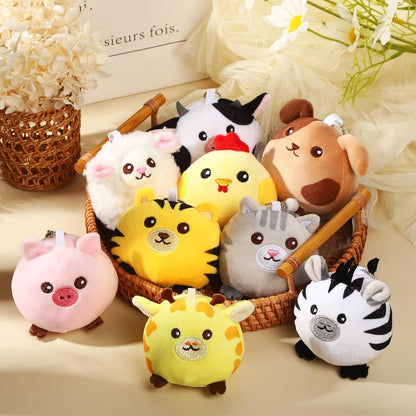 Pocket-Sized Pals: Adorable Mini Animal Plush Keychains!