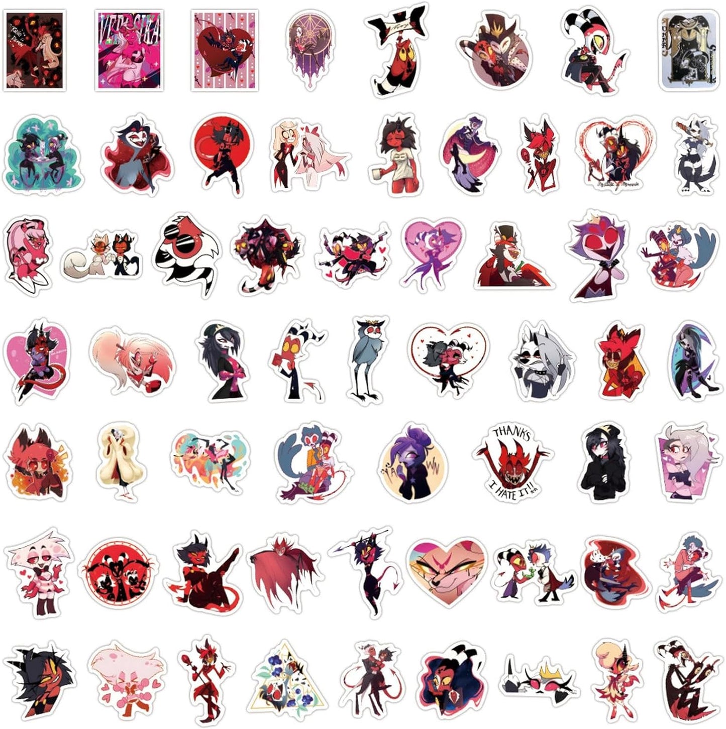 😈 Devilishly Delightful Decals: Helluva Boss Stickers to Personalize Your World! 🌟