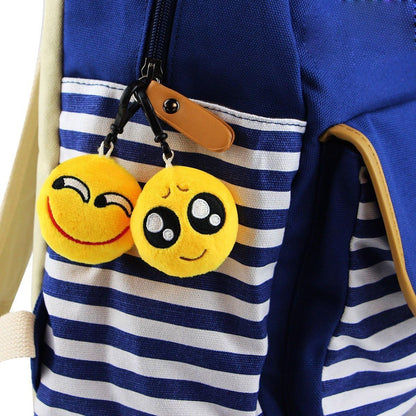 Pocket-Sized Expressions: Mini Emoticon Keychain Plushies – Share Smiles Everywhere! (One per order, sold separately)