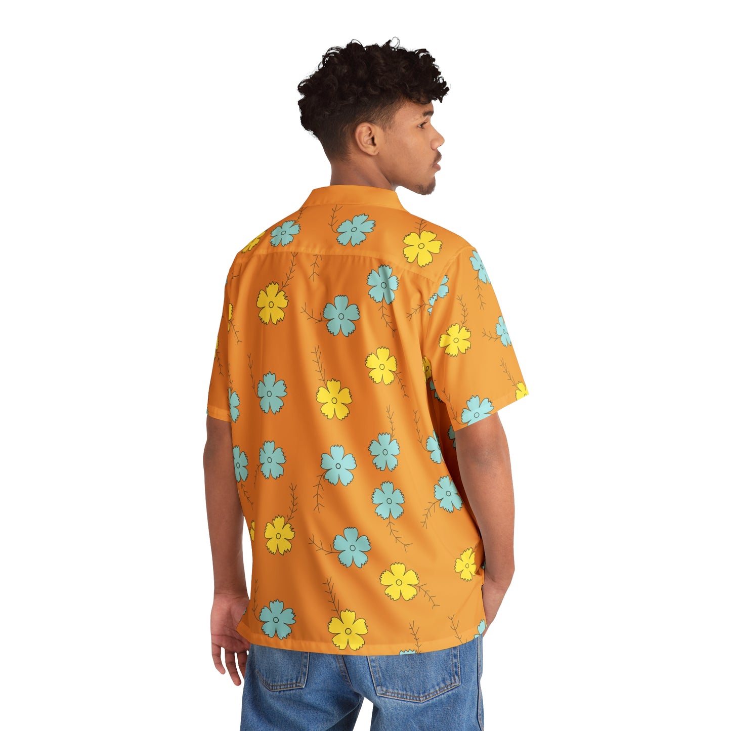 🌺 Sanji's Egghead Arch Men's Hawaiian Costume Cosplay Shirt 🌴