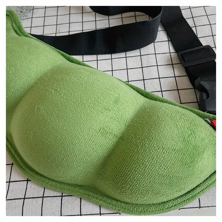 Pea Shaped Fanny Crossbody Bag 🌱😄