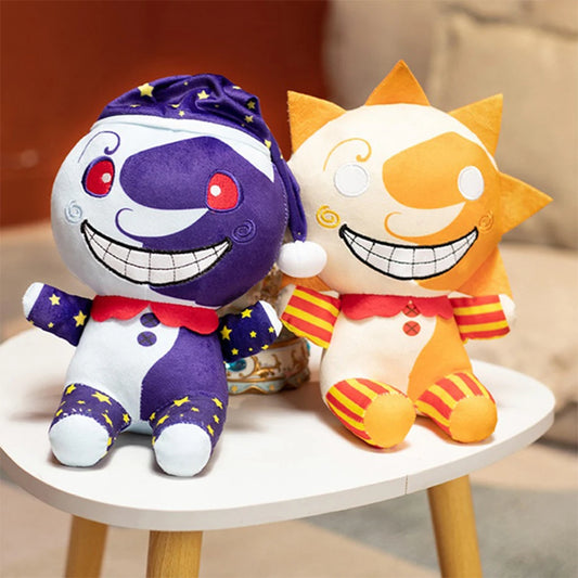 FNAF-Inspired Charming Sunshine Jester Plush Pillows - Cuddly and Quirky!