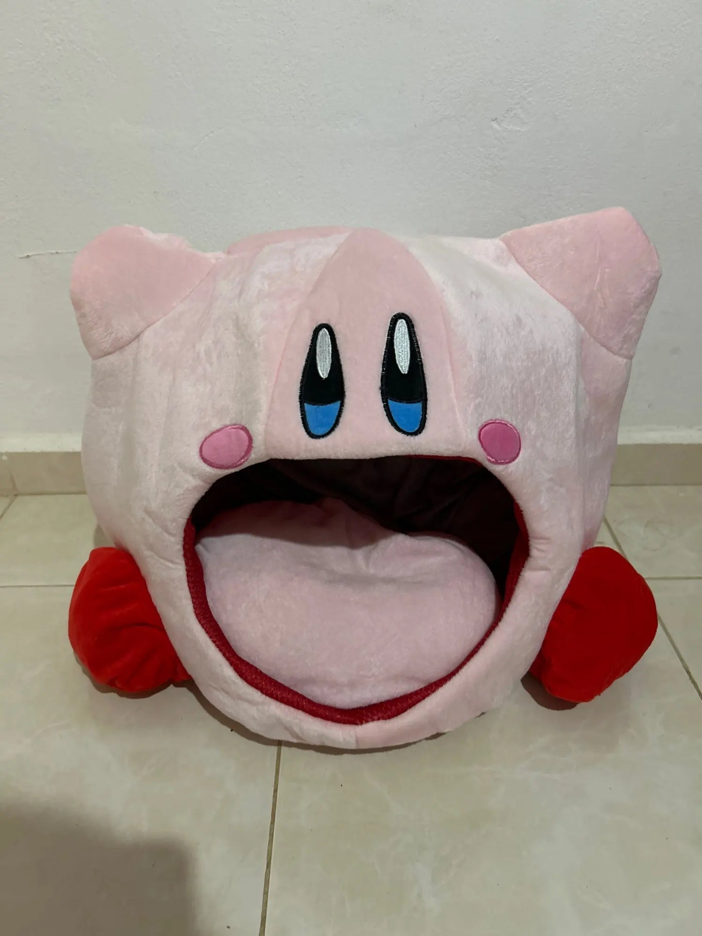 Kirby-Inspired Peripheral Plush Doll - The Ultimate Kawaii Nap Pillow and Pet Bed! 🧸