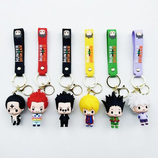 Unlock 🔑 Your Fandom with HUNTERxHUNTER 3D PVC Keychains! 🌟