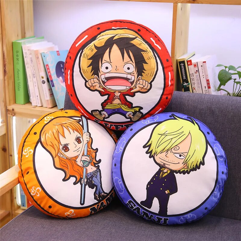 💤Set Sail for Comfort: Chibi 'One Piece' Plush Pillow Collection – Select Your Straw Hat Crewmate!🌙