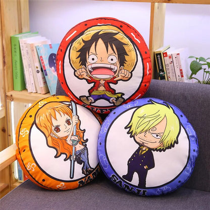 Set Sail for Comfort: Chibi 'One Piece' Plush Pillow Collection – Select Your Straw Hat Crewmate!🌙