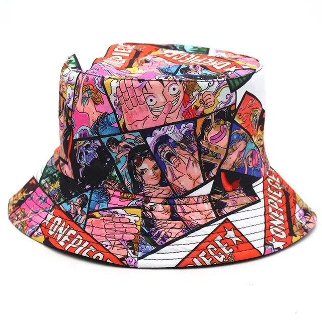 Set Sail with Style: One Piece Anime Bucket Hats!