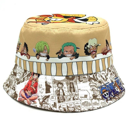 Set Sail with Style: One Piece Anime Bucket Hats!