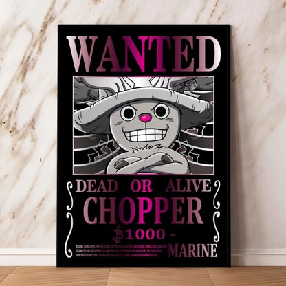 One Piece Bounty Legends - Exclusive Wanted Poster Canvas Prints