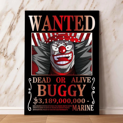 One Piece Bounty Legends - Exclusive Wanted Poster Canvas Prints