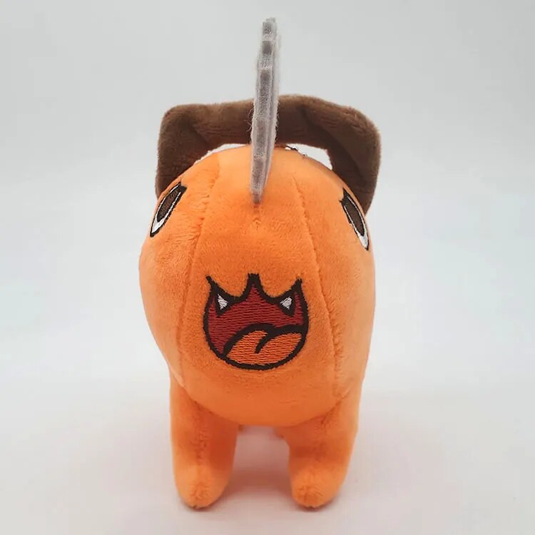 Pochita Plush Keychain – Chainsaw Man's Fuzzy Sidekick, Pocket-Sized!