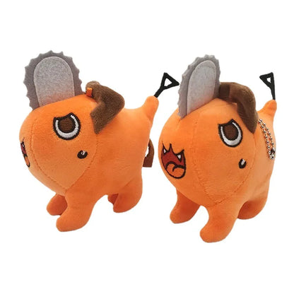 Pochita Plush Keychain – Chainsaw Man's Fuzzy Sidekick, Pocket-Sized!