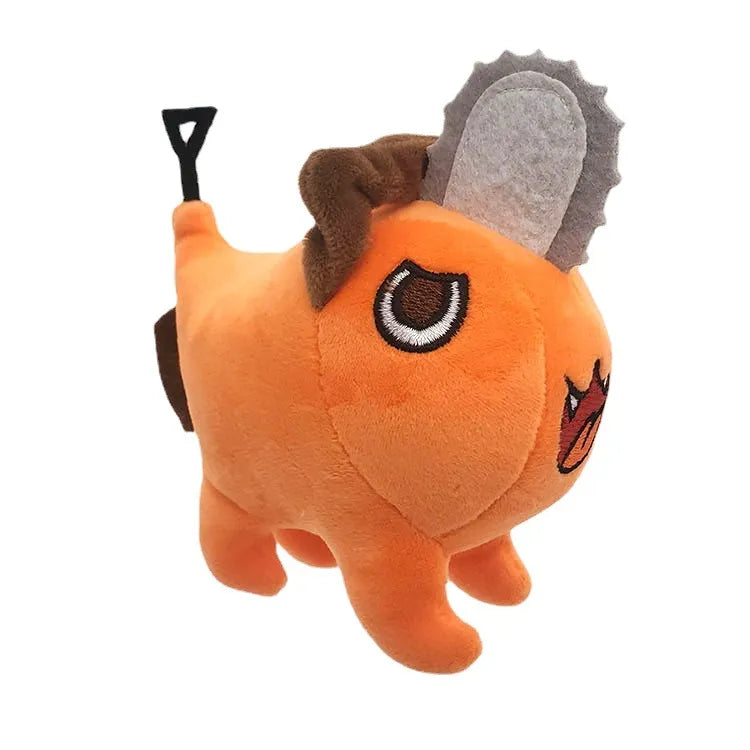 Pochita Plush Keychain – Chainsaw Man's Fuzzy Sidekick, Pocket-Sized!