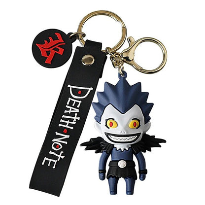 🖋️🍎 Unleash the Power of Death Note with L. and Ryuk Keychains! 🔑💀