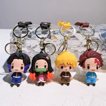 Mini Guardian Charms - Demon Slayer 3D PVC Keychains