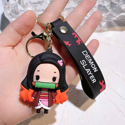 Mini Guardian Charms - Demon Slayer 3D PVC Keychains