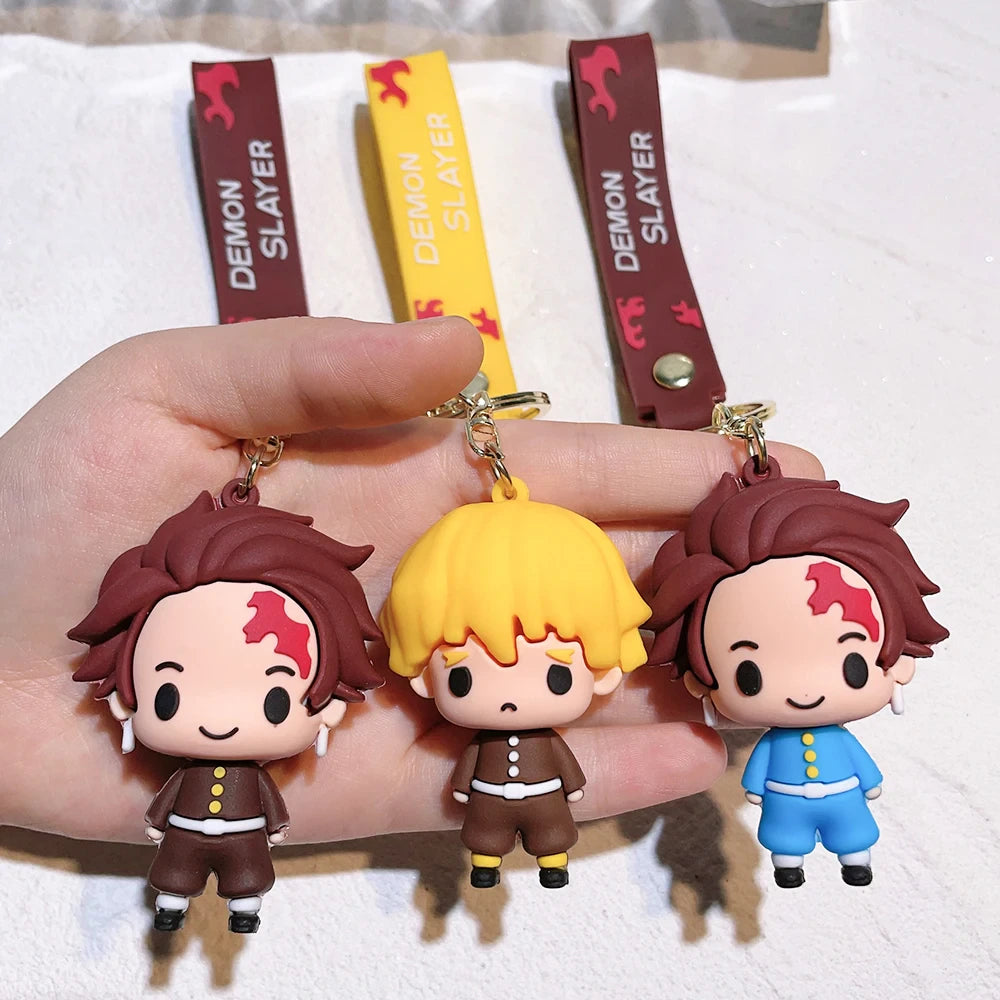 Mini Guardian Charms - Demon Slayer 3D PVC Keychains