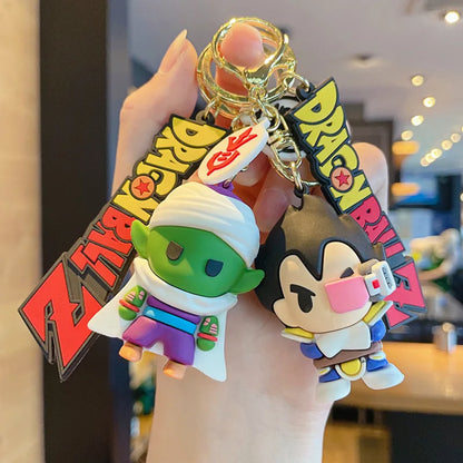 Dragon Ball Enthusiasts' Delight: Anime Hero Keychains!