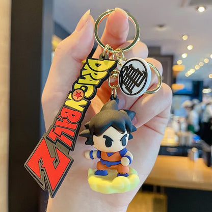 Dragon Ball Enthusiasts' Delight: Anime Hero Keychains!