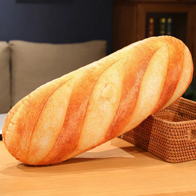 Embrace the Warmth: Comforting French Bread Plush Pillow