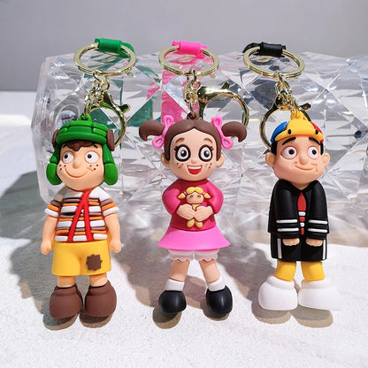 🔑 Chavo del Ocho PVC Keychain Collection - Iconic and Vibrant! 🌟