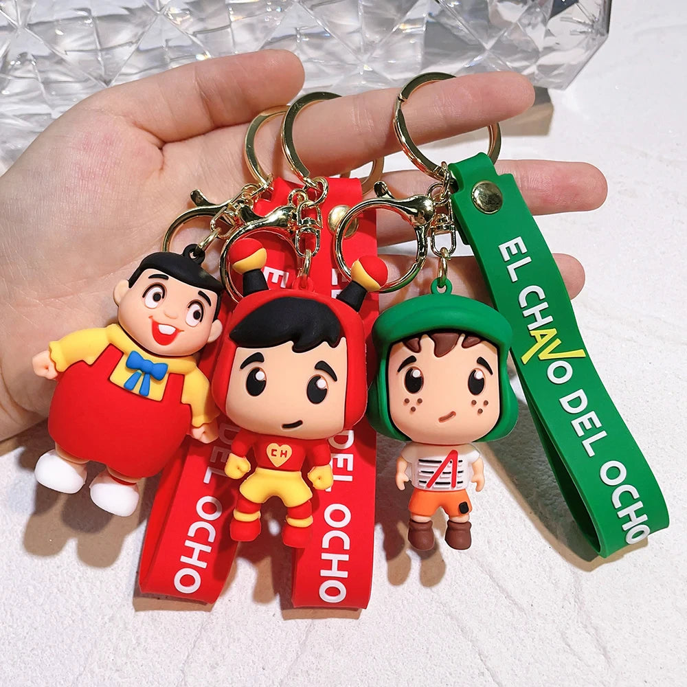 🔑 Chavo del Ocho PVC Keychain Collection - Iconic and Vibrant! 🌟