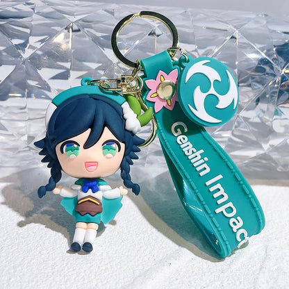 Genshin Impact's Mini Companions Keychain Collection