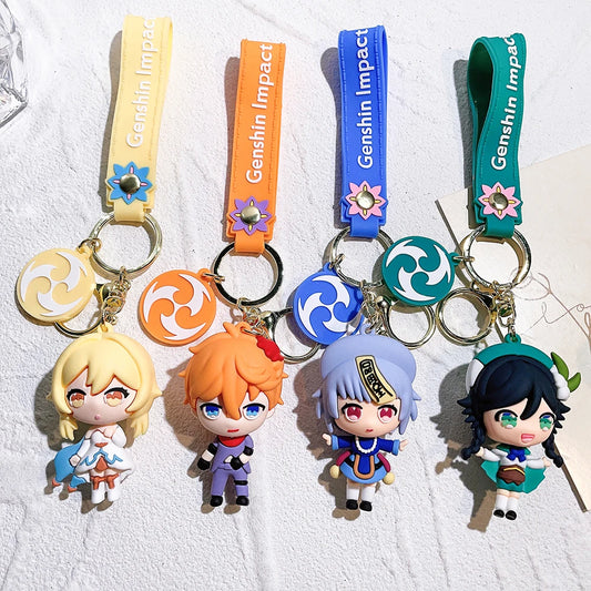 Genshin Impact's Mini Companions Keychain Collection