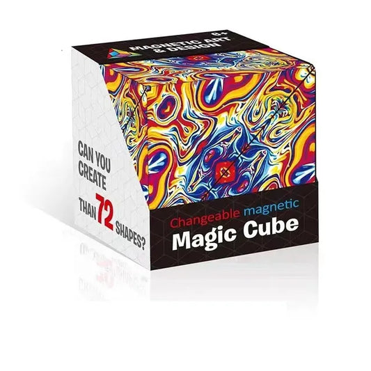 Unlock Endless Possibilities with the Geometric Variable Magnetic Cube!