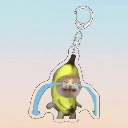 Purr-fectly Imperfect: The 'Cats in Compromising Shapes' Keychain Collection (Single keychain)