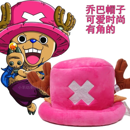 🏴‍☠️ One Piece Anime Chopper Cosplay Hat Collection 🎩