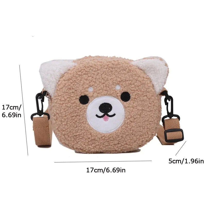 Charming Chibi Cat Plush Crossbody - Embrace Kawaii Charm!