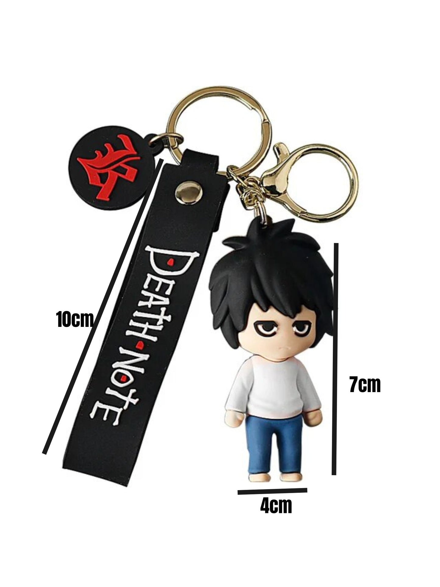 🖋️🍎 Unleash the Power of Death Note with L. and Ryuk Keychains! 🔑💀