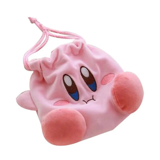 Kirby Dreamland Plush Cosmetic Bag – Adorable Pink Storage for All Your Treasures!