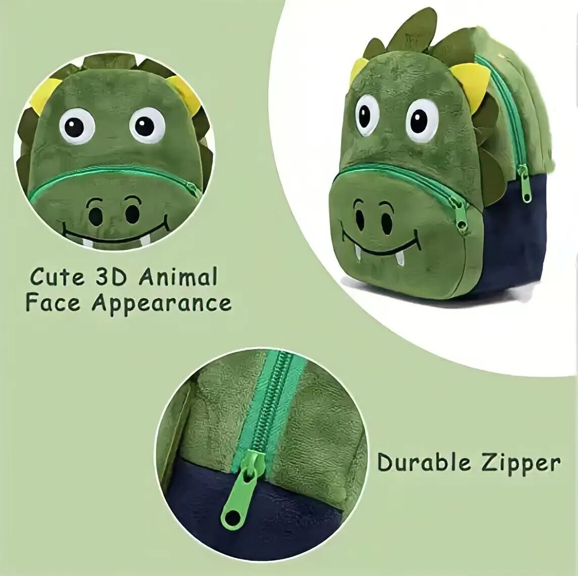 Roar into School with this Dino-Mite Plush Backpack!