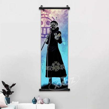 One Piece Hot Blooded Canvas Wall Scroll: Transform Your Space into a Pirate's Paradise