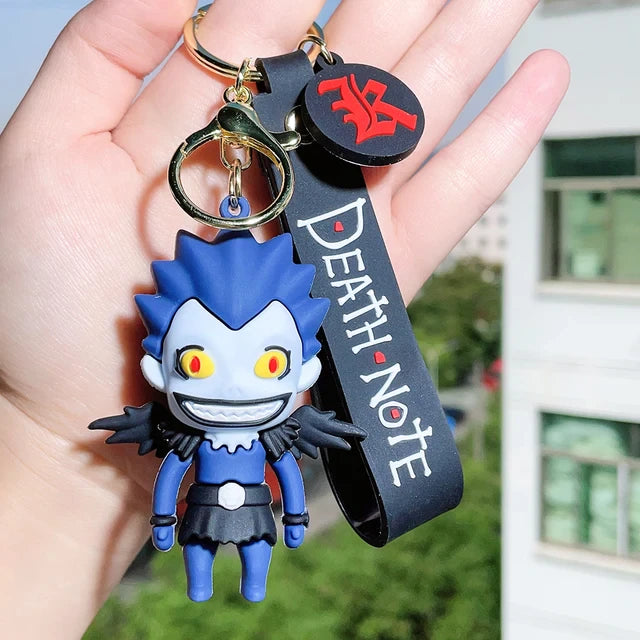 🖋️🍎 Unleash the Power of Death Note with L. and Ryuk Keychains! 🔑💀