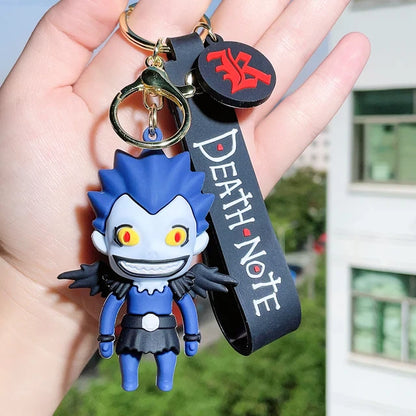 🖋️🍎 Unleash the Power of Death Note with L. and Ryuk Keychains! 🔑💀