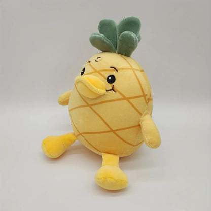 Snuggle with Sweetness: Pineapple Duck Plush Pillow