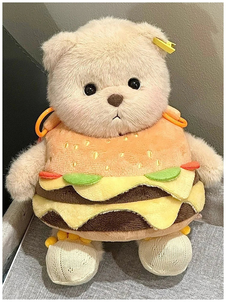 Burger Bear Crossbody Bag - Fun and Functional Fashion! 🍔🐻