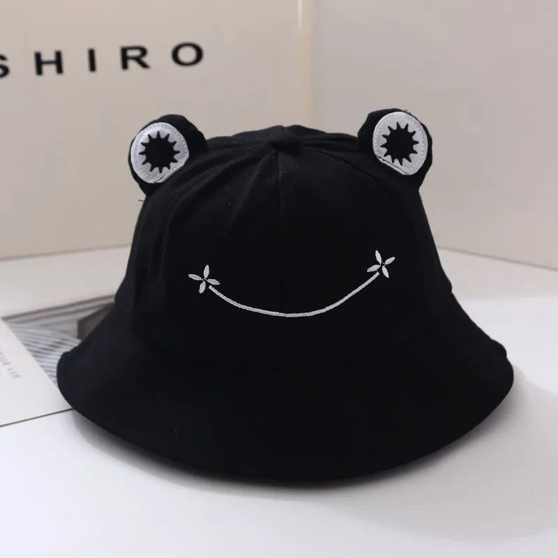 Happy Hopper Frog Bucket Hat - Your Sunny Day Companion!