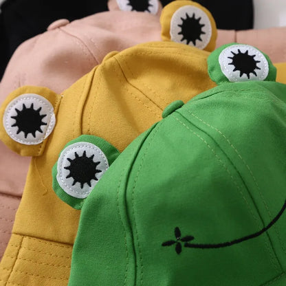 Happy Hopper Frog Bucket Hat - Your Sunny Day Companion!