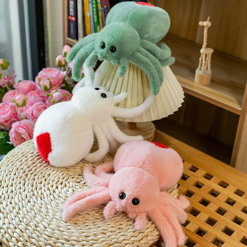 Cuddle Your Fears Away with Our Adorable Spider Plush Pillows!